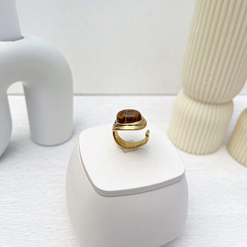 Bague ajustable Améthyste