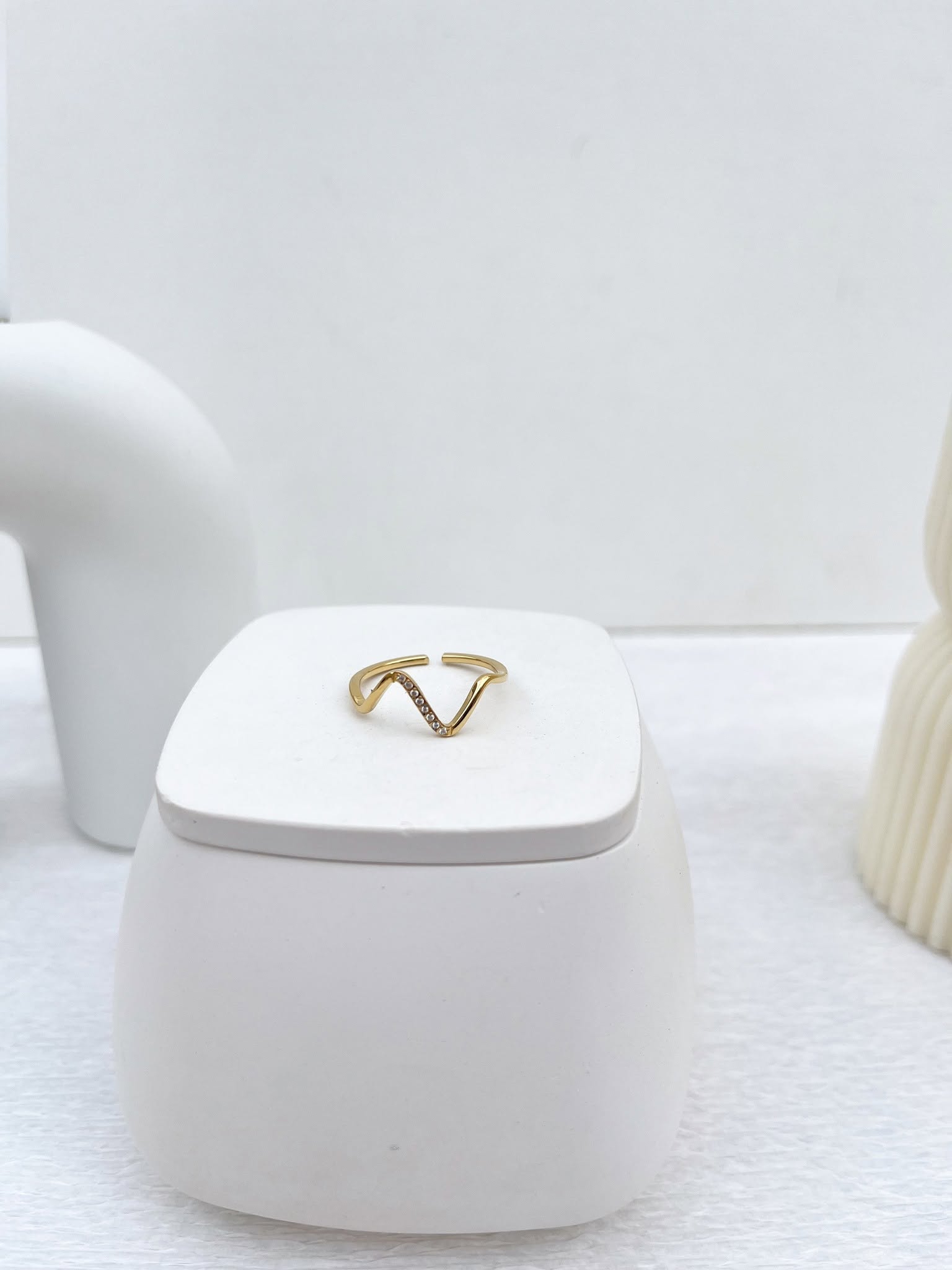 Bague ajustable Ondine