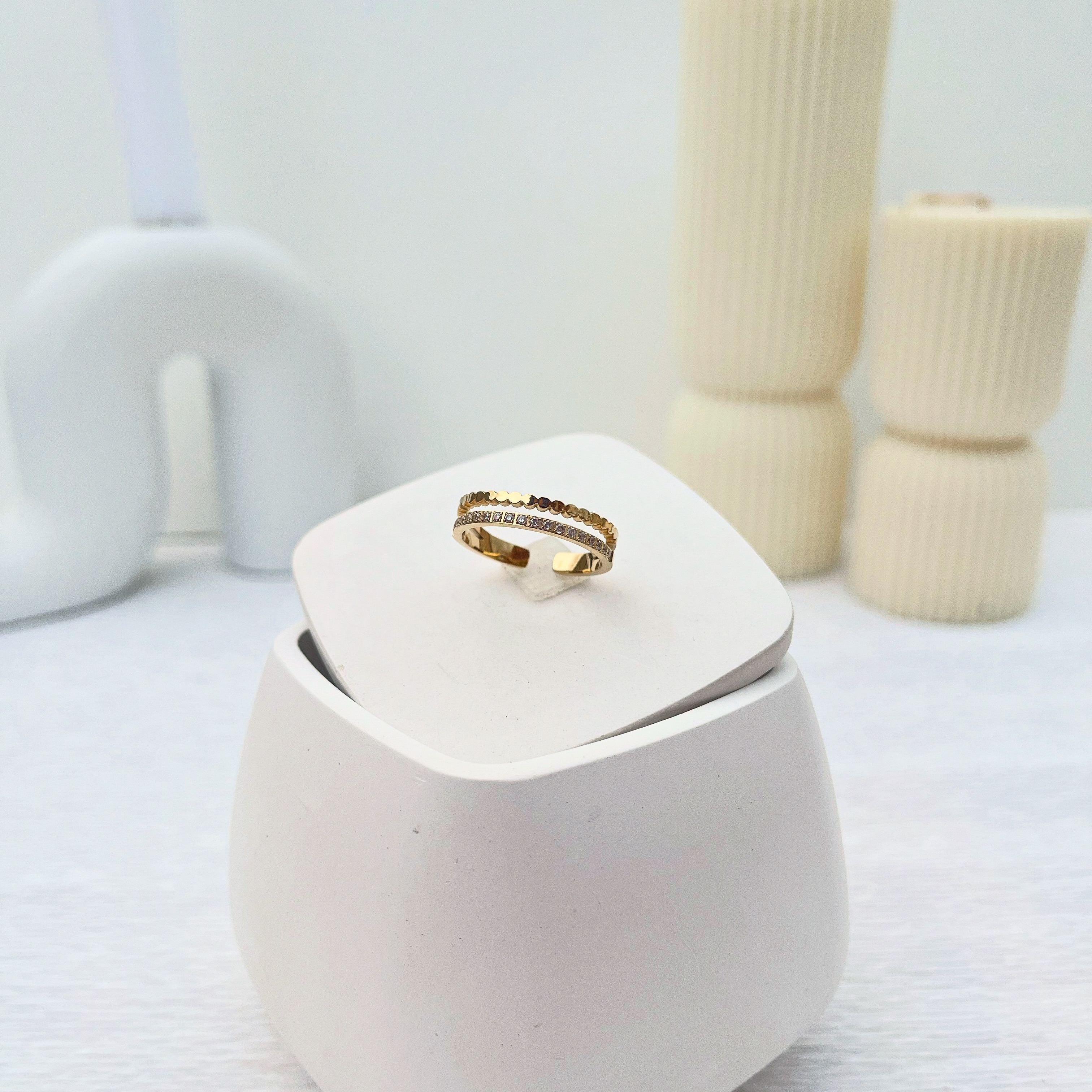 Bague ajustable Olympe