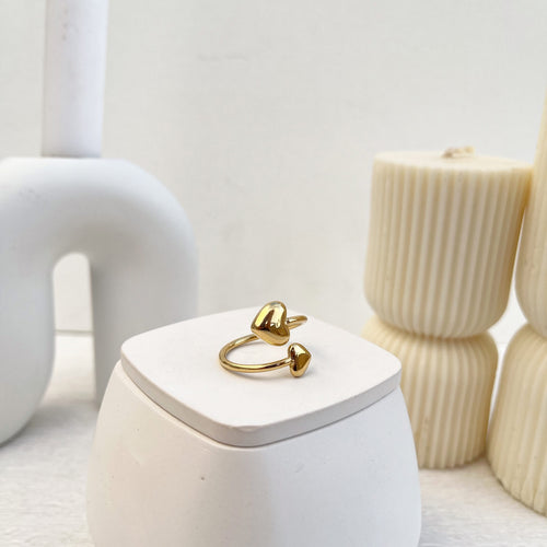 Bague ajustable Coeur à Coeur