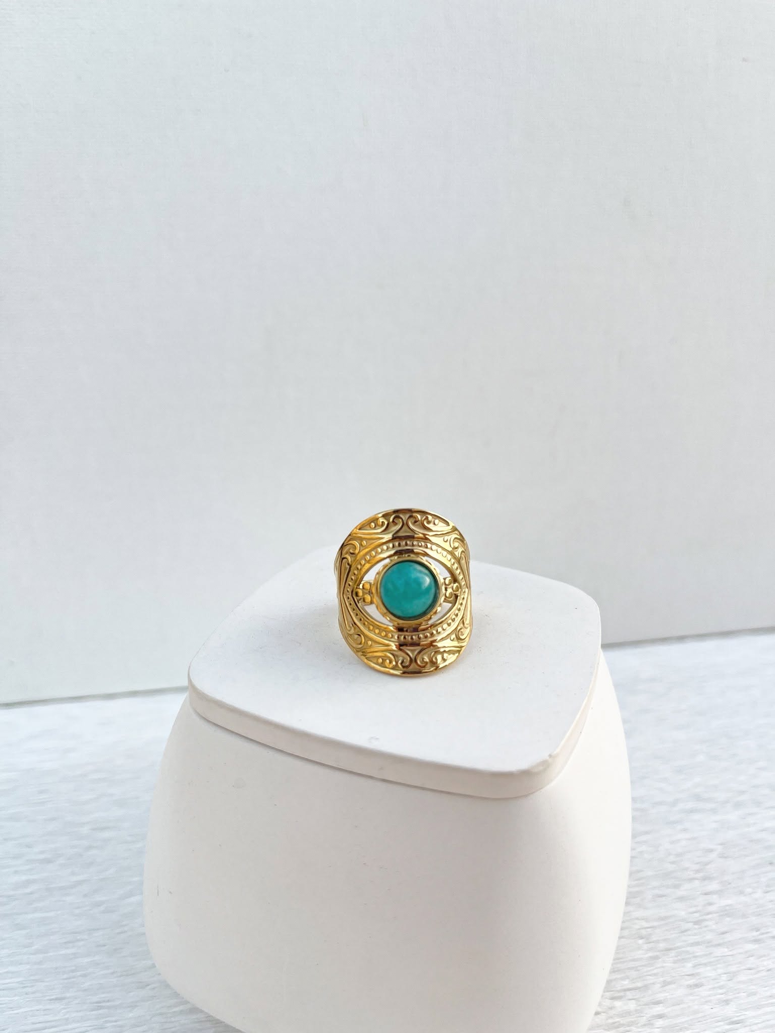 Bague ajustable  Jade