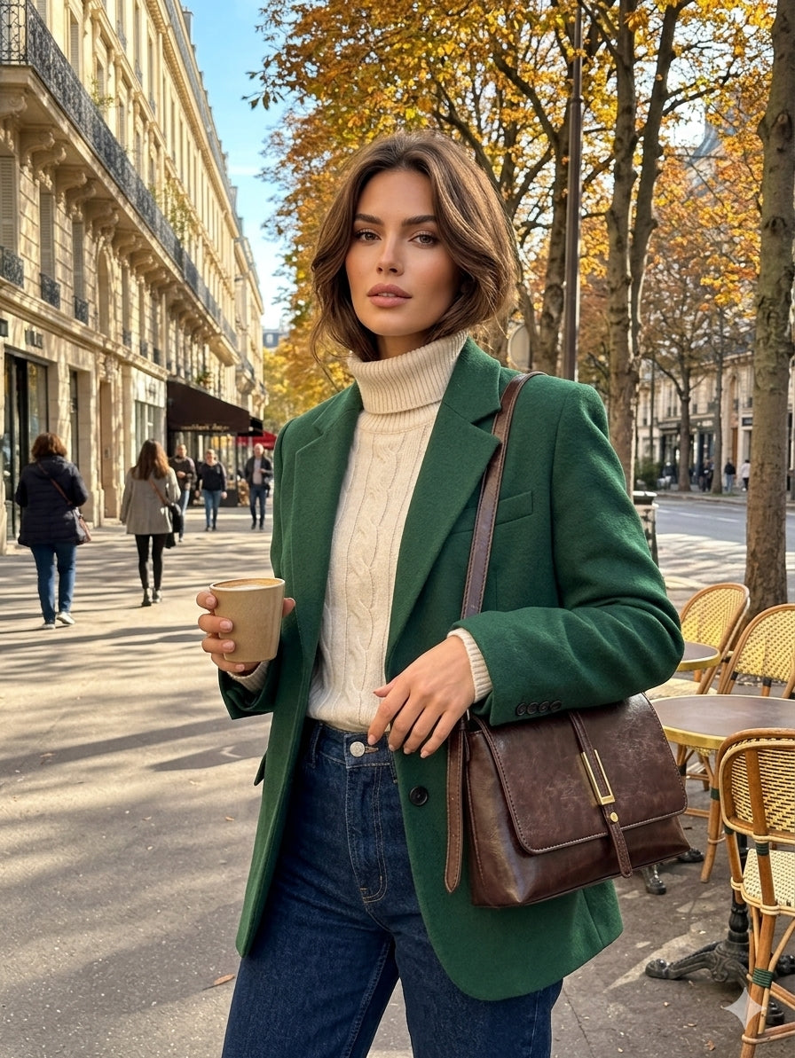 Sac Bandoulière "Le Vintage" Marron