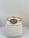 Montre NAIDU doré ovale