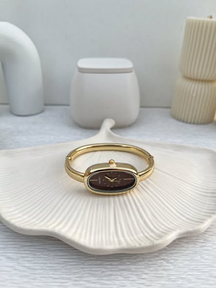 Naidu Oval Bangle Watch