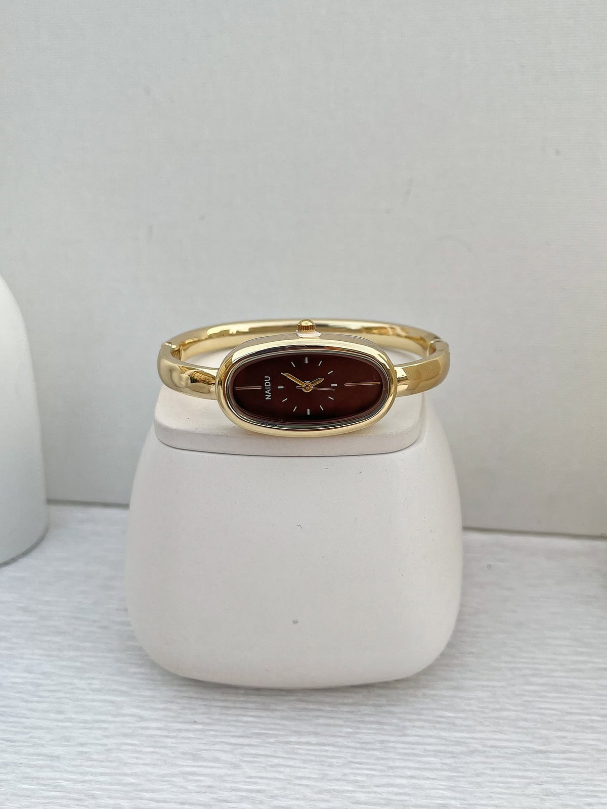 Naidu Oval Bangle Watch