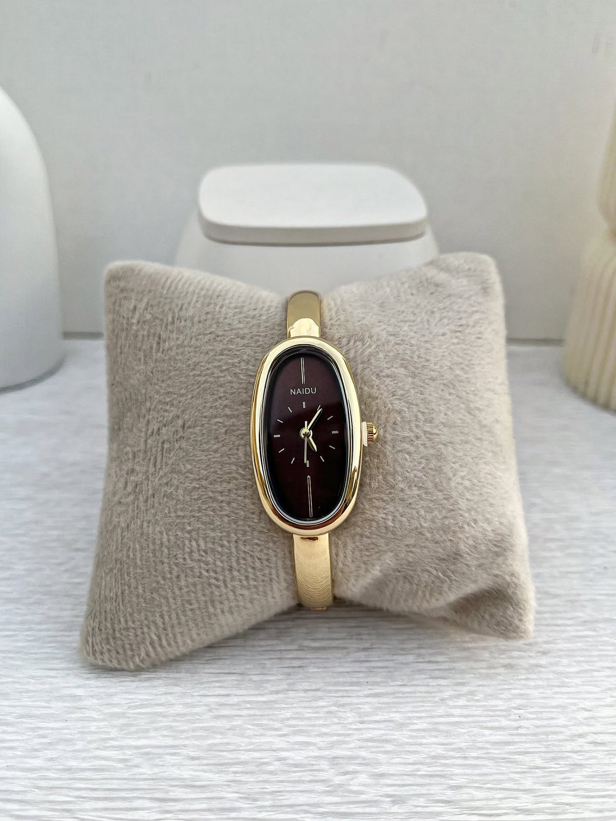 Naidu Oval Bangle Watch