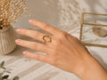 Bague ajustable Dahlia