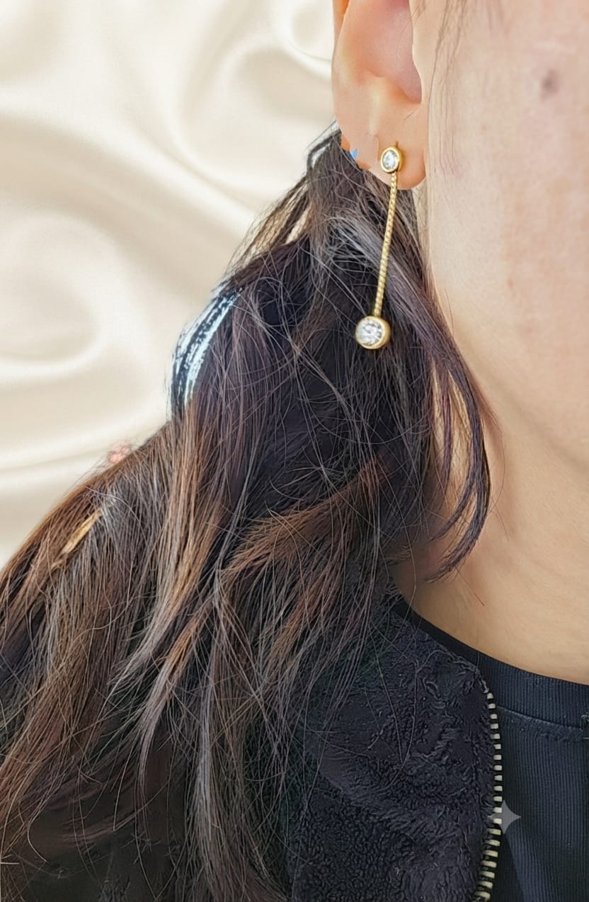Boucles d'oreilles Hermine
