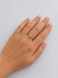 bague ajustable trèfle
