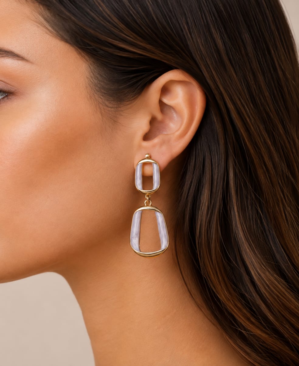 Boucles d'oreilles Harmonie Dorée