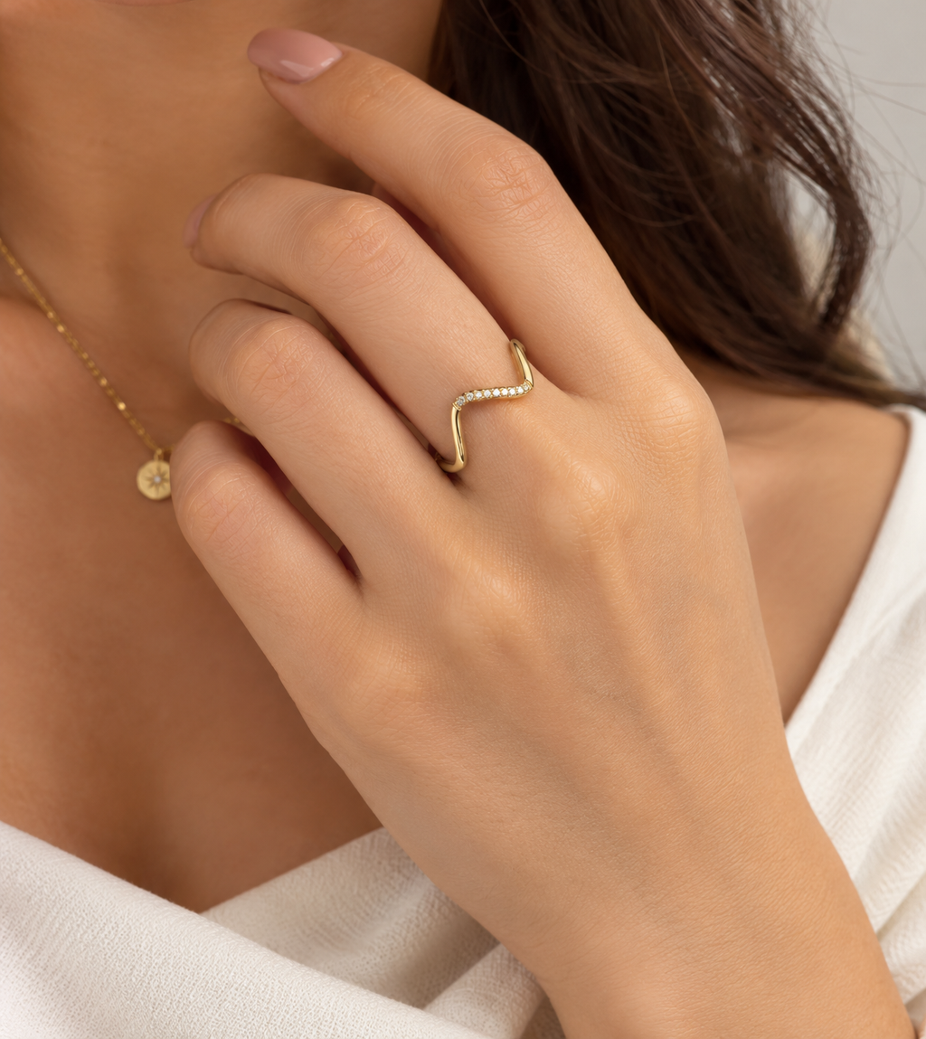 Bague ajustable Ondine