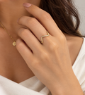 Bague ajustable Ondine